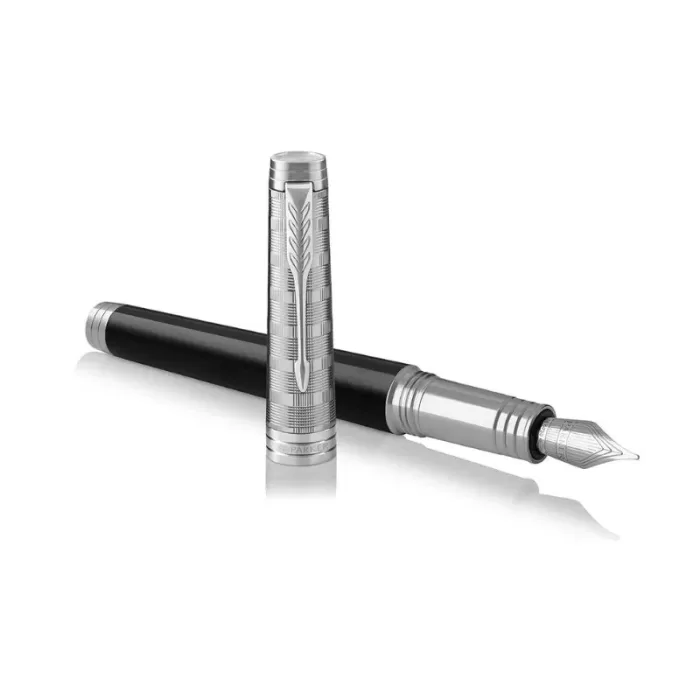 Parker Premier Fountain Pen Custom BLK ST - Image 3