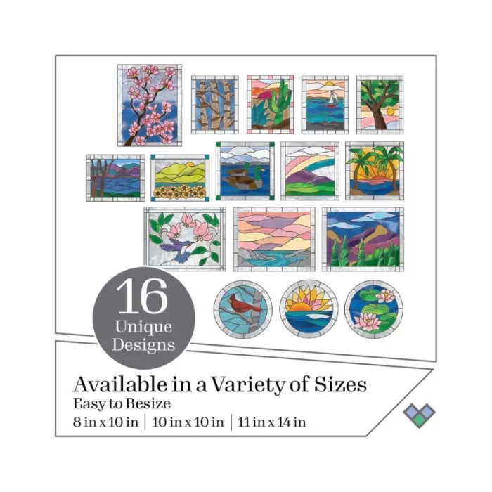 FolkArt Gallery Glass Pattern Packs - Scenery - Image 2