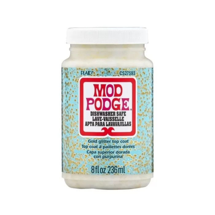 Mod Podge Dishwasher Safe Glitter - Gold, 8 oz