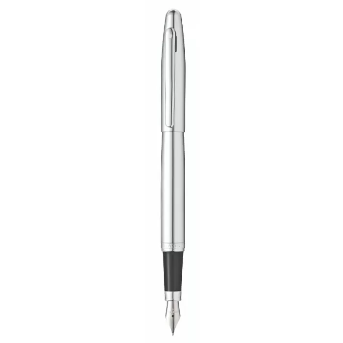 Sheaffer VFM E9421 Polished Chrome With Chrome Plated Trims Fine Fountain Pen