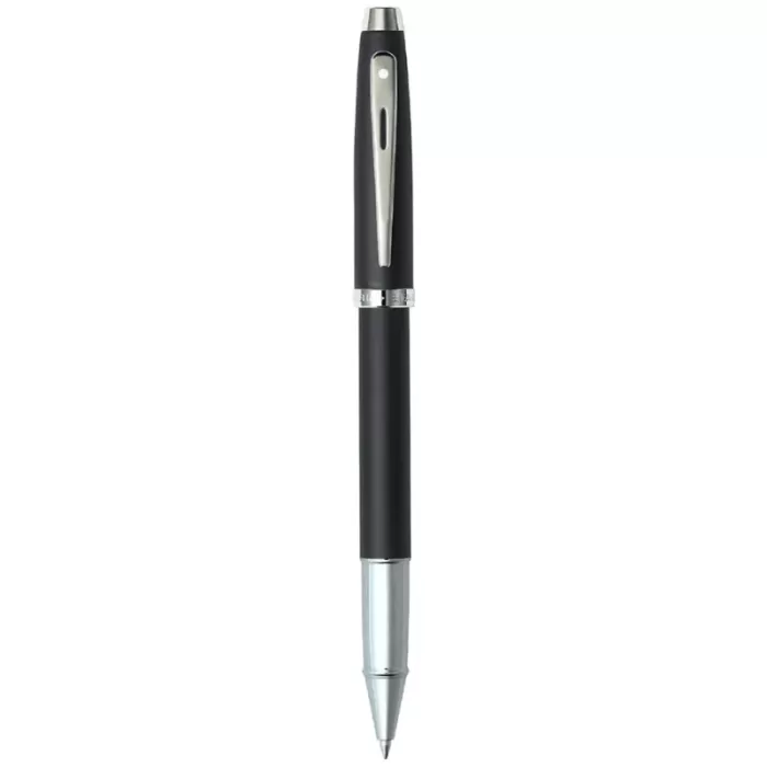 Sheaffer 100 E9317 Matte Black With Chrome Plated Trims Rollerball Pen