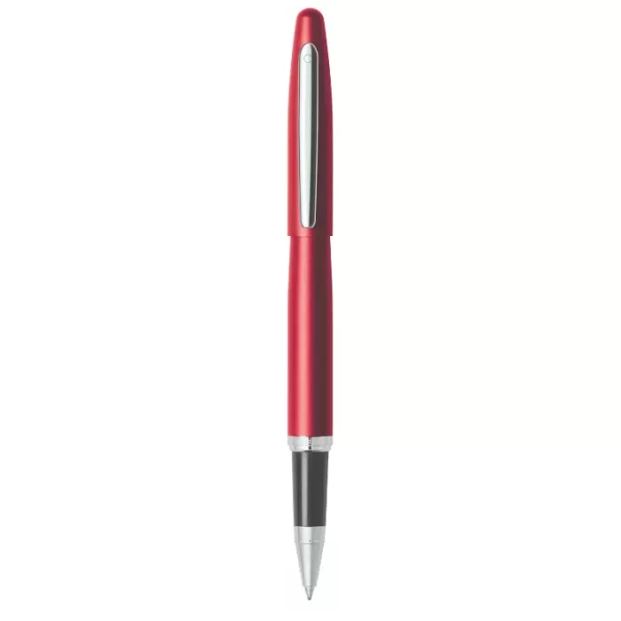 Sheaffer VFM E9403 Excessive Red With Chrome Plated Trims Rollerball Pen